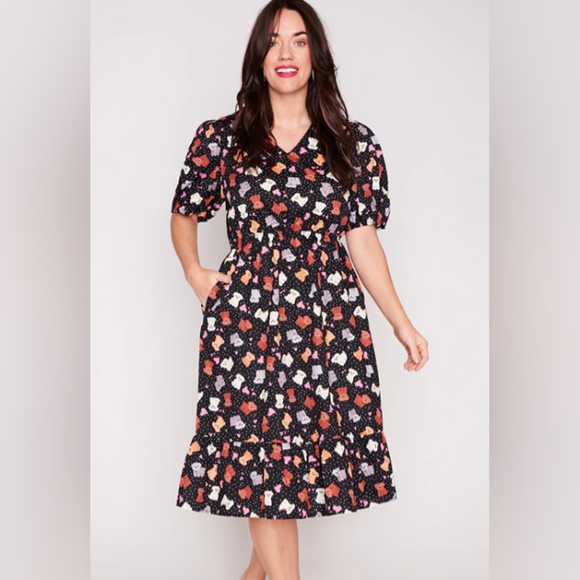 Little Party Dress Dresses & Skirts - Little Party Dress Cotton Puppy Love Dress